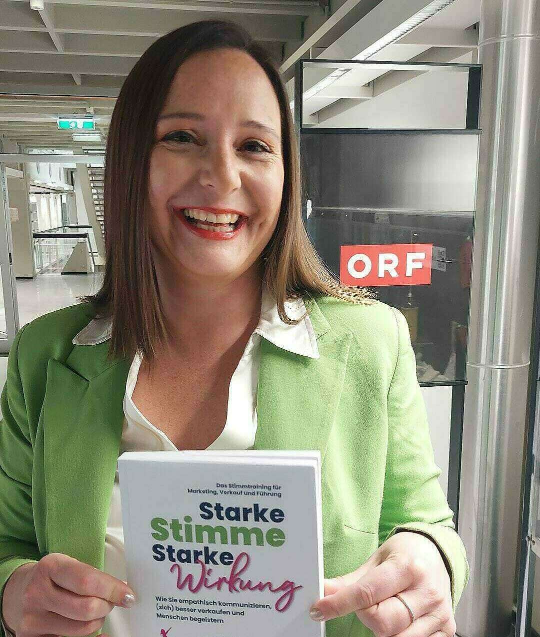 Angela Kiemayer ORF Studio 2 Buchpräsentation Starke Stimme Starke Wirkung